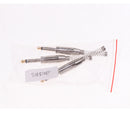 3pcs Spring End to 6.5mm 1/4" Male Adapter Microphone Mono Audio Connector
