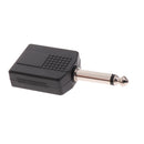 5Pcs 6.35mm Male to 6.5mm 2 Female Jack Stereo Splitter Adaptor Connector