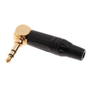 Gold-plated 3.5mm Plug AUX Audio Headphone Adapter 90 Degree Right Angle Adapter