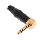 Gold-plated 3.5mm Plug AUX Audio Headphone Adapter 90 Degree Right Angle Adapter