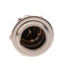 2Pcs 16mm 3 Pin Aviation Plug XLR Socket Male Panel Metal Connector GX16-3