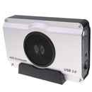 USB3.0 Enclosure USB 3.0 to 3.5'' SATA Desktop Hard Drive Case& built-in 8CM cooling fan