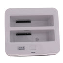 External Dual Port HDD Docking Station USB Hub Card Reader for 2.5"/3.5" HDD/SSD