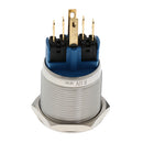 Metal LED 22mm 1NO 1NC Start Horn Button Push Button Switch 12V Pack of 1