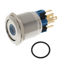 Metal LED 22mm 1NO 1NC Start Horn Button Push Button Switch 12V Pack of 1
