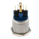 Metal LED 22mm 1NO 1NC Start Horn Button Push Button Switch 24V Pack of 1