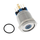 Metal LED 22mm 1NO 1NC Start Horn Button Push Button Switch 24V Pack of 1