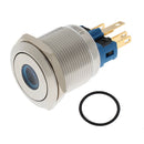 Metal LED 22mm 1NO 1NC Start Horn Button Push Button Switch 220V Pack of 1