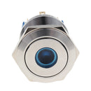 Metal LED 22mm 1NO 1NC Start Horn Button Push Button Switch 220V Pack of 1