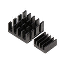 2Pack Black Aluminum Heat Sink Cooling HeatSink Radiator For Raspberry Pi