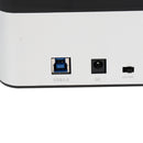 SATA Dual Bay External Hard Drive Docking Station Clone Base for 2.5/3.5