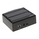 USB 3.0 to Dual Bay SATA Hard Drive Dock Stand 3.5'' 2.5'' HDD Docking Station