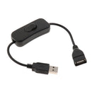 USB Etension Cable with on/off Rocker Switch Power Control Toggle for LED