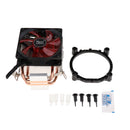 Hydraulic CPU Cooler Heatpipe Fans Heatsink Radiator for Intel LGA2011/1366