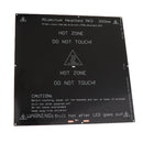 Aluminium Heated PCB Bed 12V 24V Heatbed Plat 330*330*3mm for MK3 3D Printer