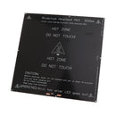 Aluminium Heated PCB Bed 12V 24V Heatbed Plat 330*330*3mm for MK3 3D Printer
