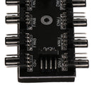 10 Port Chassis Fan CPU Cooling Hub 12V 4 Pin PWM Fans SATA Speed Controller(Pack of 1)