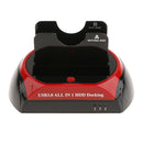 HDD Docking Dual Hard Drive All In 1 2.5"/3.5" SATA USB 3.0 Dock Station New