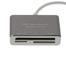 Type C OTG 3.0 to TF SD CF Cards Reader Adapter Aluminium Alloy Super Speed