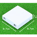Fiber Optic Distribution Case ABS 86 Desktops Panels Terminal Box for FTTH