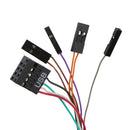 Desktop Computers Case Power Supply on/off Reset Button Switch with Dual USB White