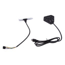 Desktop Computer Case Power Supply on/off Reset Button Switch with Dual USB Black