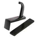 Plastic Headphone Headset Hanger Holder Wall PC Monitor Stand Hook Sticky-Black