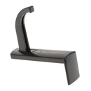 Plastic Headphone Headset Hanger Holder Wall PC Monitor Stand Hook Sticky-Black
