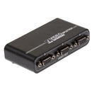 4 Port VGA Video HD Signal Amplifier Splitter Sharing Box for PC 550MHz