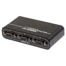 4 Port VGA Video HD Signal Amplifier Splitter Sharing Box for PC 550MHz