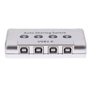 4 Ports USB 2.0 Auto Sharing Switch HUB Selector for Printer/HDD/Flash Drive
