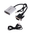 VGA Male to HDMI Female 1080p Cable Converter Adapter for HDTVs, monitors,pc