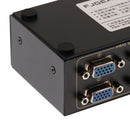 6 Port Female(2 VGA In/4 VGA Out) VGA Switch Box for PC TV Monitor,Resolution up to 1920x1440