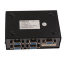 4 Port VGA Button Manual Switch Box 4 In 1 Out for Projector TV Monitor