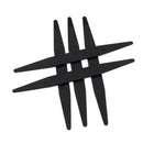 5 Pieces of Plastic Pry Bars Repair Opening Tool for Mobile Phones Tablet Black