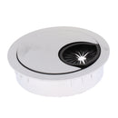 1 Piece of Cable Entry Cap 50mm Zinc PC Computer Desk Hole Cover Grommet - Gray