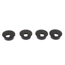 Black Computer Desk Grommet Kit 35mm Wire Organizer for Office Cord Management (10 Pack)