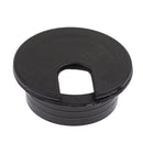 Black Computer Desk Grommet Kit 35mm Wire Organizer for Office Cord Management (10 Pack)