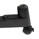 CPU Rolling Stand X Adjustable Width Desktop Computer Case Holder Cart-Black