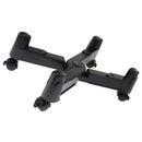 CPU Rolling Stand X Adjustable Width Desktop Computer Case Holder Cart-Black
