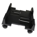 Case Desktop CPU Stand Holder Tower Rolling Wheels Width Adjustable H Type