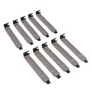 10x PCI Slot Cover Dust Filter Ventilation for PC Computer Case Black Pack of 10