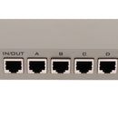 4 Ports Button Network Switch Splitter Hub 4-In 1-Out or 1-In 4-Out 100M/10M