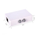 2Port Button Network Switch Splitter Hub 2-In 1-Out or 1-In 2-Out 100M/10M