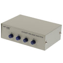 DB 9 Pin Male Female Connector Serial 4 Port RS232 Data Sharing Switch