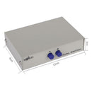 DB 9 Pin Male Female Connector Serial 2 Port RS232 Data Sharing Switch