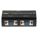 2 Port VGA XGA SVGA Video Splitter Box PC Laptop to TV LCD Monitor Display