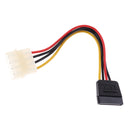1Piece 15Pin Serial SATA Female to LP4 Male Power Cable 16cm Adapter Connector