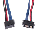 1Pcs SATA Cables Serial ATA 7+6Pin Male to 7+6Pin Female Extension 30cm