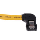 SATA II Cable 6.0 Gbps With Locking Latch 3ocm Yellow